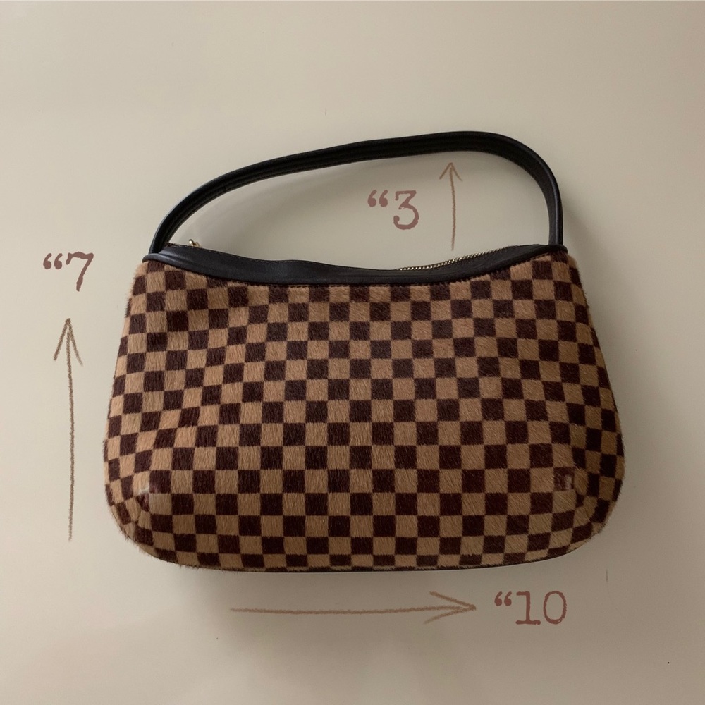 🚫SOLD•E🅱️🅰️Y🚫 Authentic Vintage Louis Vuitton Damier Sauvage Tigre Calf Hair - Picture 12 of 13